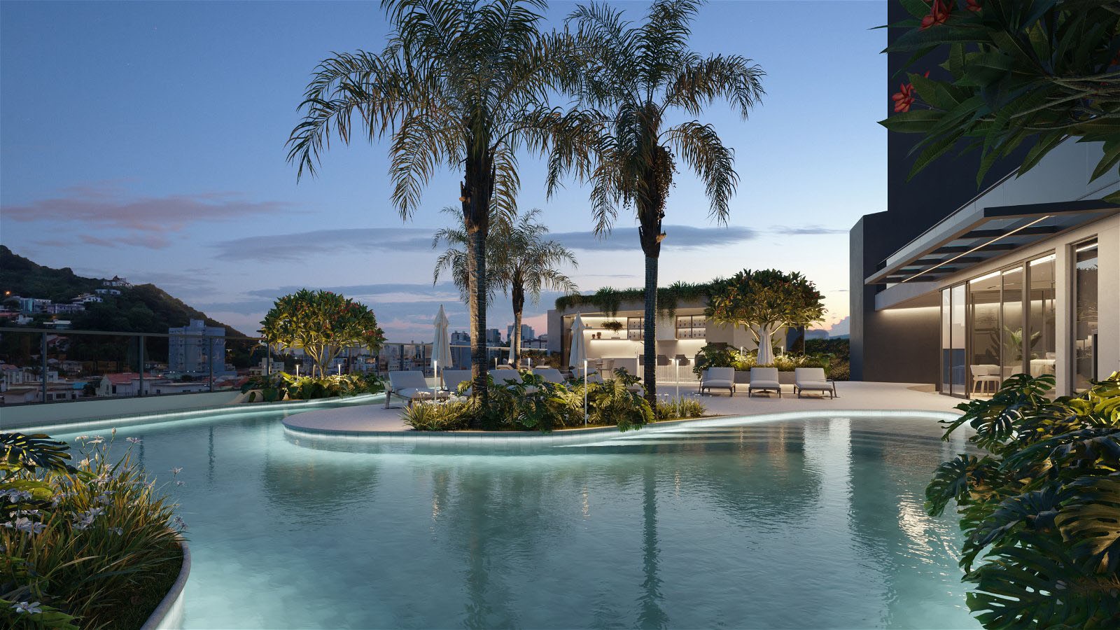 Edifício Sun Park - Sun Park - piscina externa